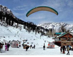 Paragliding In Solang Valley